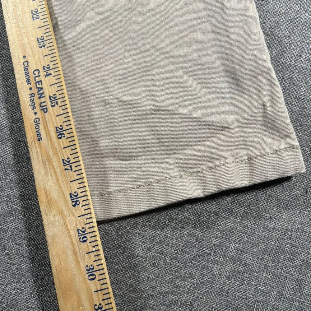 Banana Republic Chino Pants Mens 32x30 Khaki Tan Straight Leg Cotton Twill